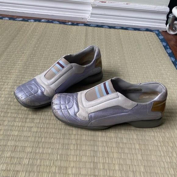 Vintage metallic Prada shoes - Picture 1 of 8
